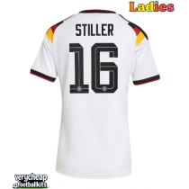 Germany Angelo Stiller #16 Replica Home Shirt Ladies World Cup 2026 Short Sleeve